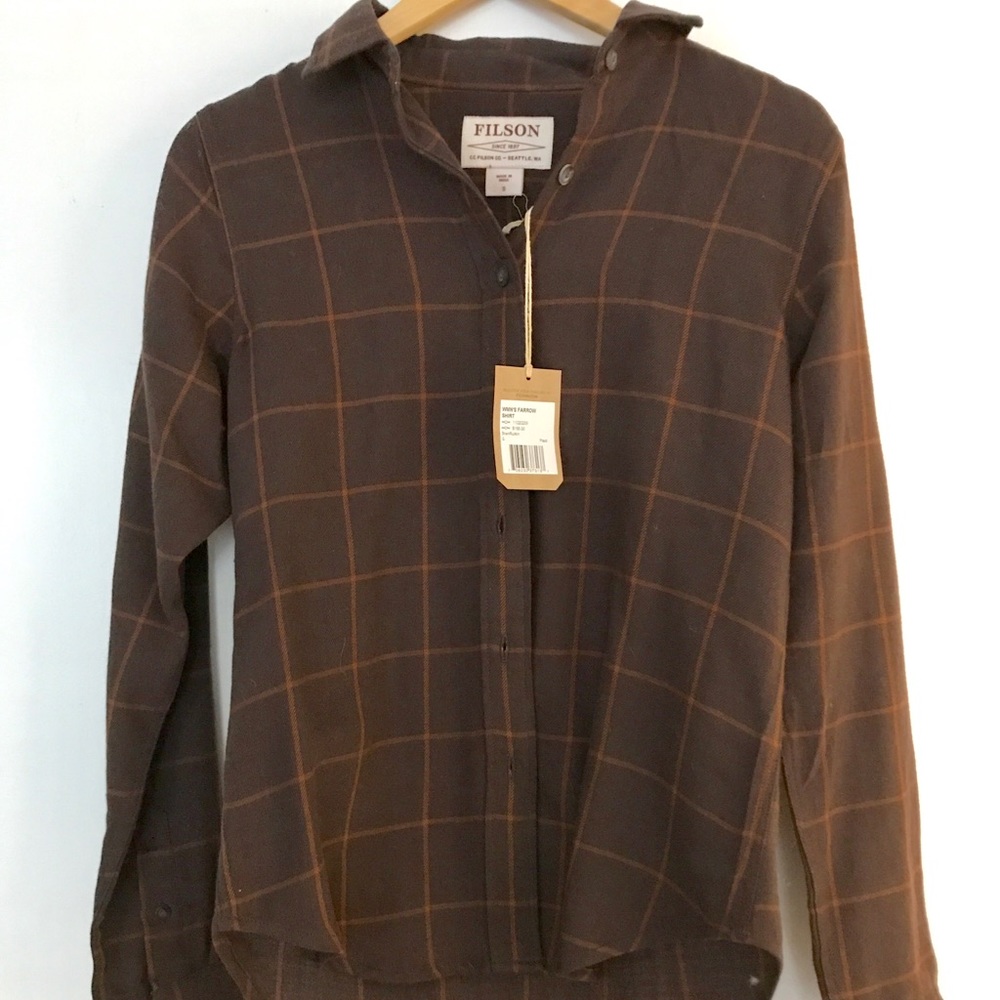 Filson plaid women’s Farrow Shirt Worn twice